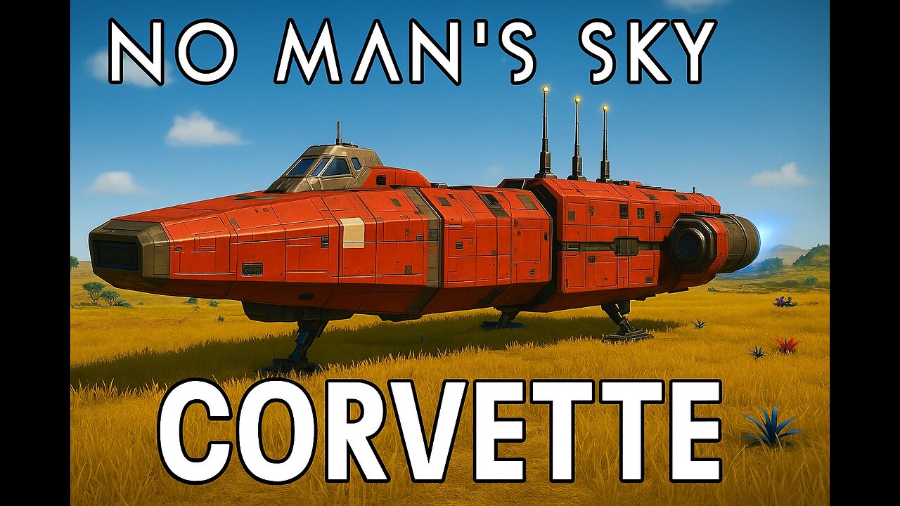 No Mans Sky, was gonna build a corvette but got sidetracked again, lol