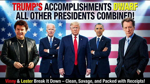 Trump’s Accomplishments Are So Long They Dwarf All Other Presidents Combined! We Have The Receipts!