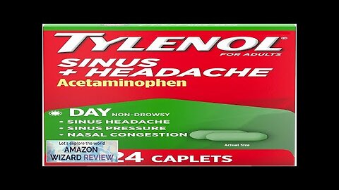 Tylenol Sinus + Headache Daytime Non-Drowsy Relief Caplets Acetaminophen 325mg Nasal Review