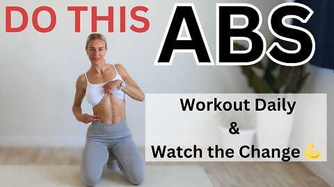Do This Abs Workout Daily & Watch the Change 💪ABS | Sporty Kassia