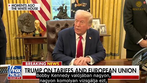 Trump: "Az EU évek óta kihasználja az Egyesült Államokat, ezt nem hagyhatjuk tovább"
