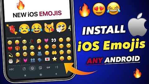 🔥 iOS Keyboard on Android Device | iOS Emoji Any Android