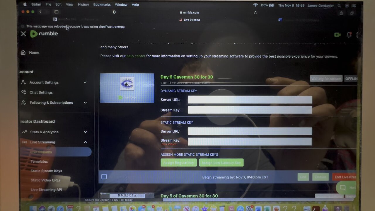 Day 6 Cavemen 30 for 30