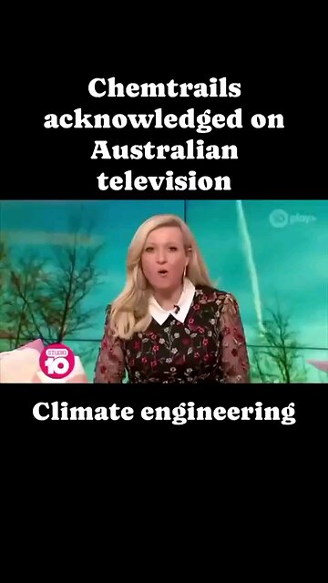 Hell Has Frozen Over-Dane Wiginton Gets On Aussie MSM TV Talking About Chemtrails