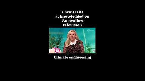 Hell Has Frozen Over-Dane Wiginton Gets On Aussie MSM TV Talking About Chemtrails