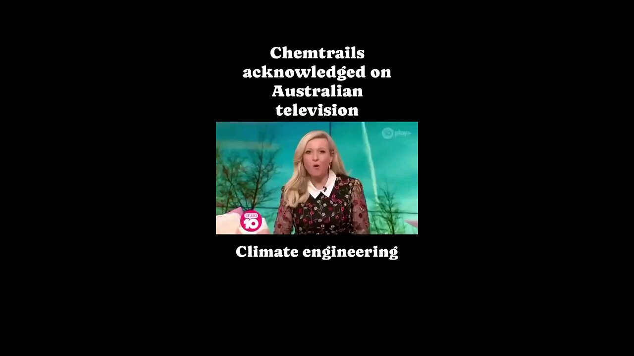 Hell Has Frozen Over-Dane Wiginton Gets On Aussie MSM TV Talking About Chemtrails