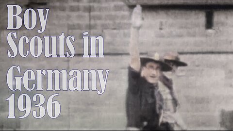 GERMAN NEWSREEL + Boy Scouts in Germany 1936 private footage, Europa Woche 83 9.1944