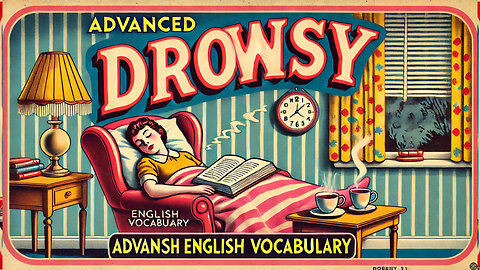 Vocabulary and Pronunciation "DROWSY" Advanced English