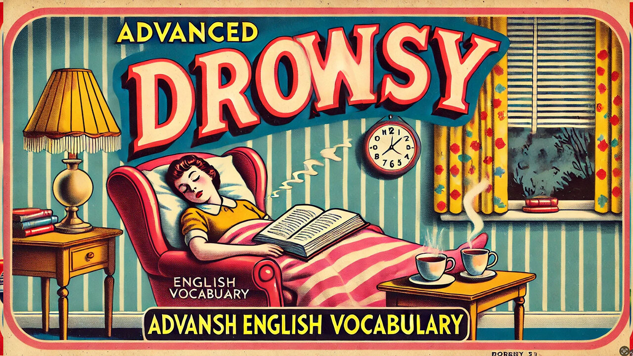 Vocabulary and Pronunciation "DROWSY" Advanced English