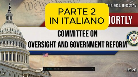 Congresso USA: Audizione ufficiale su clima e geoingegneria - PARTE 2 - IN ITALIANO