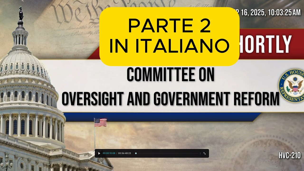 Congresso USA: Audizione ufficiale su clima e geoingegneria - PARTE 2 - IN ITALIANO