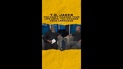 @bishopjakes You can’t change your life until you change your language. #tdjakes 🎥 @nxtchapterpod