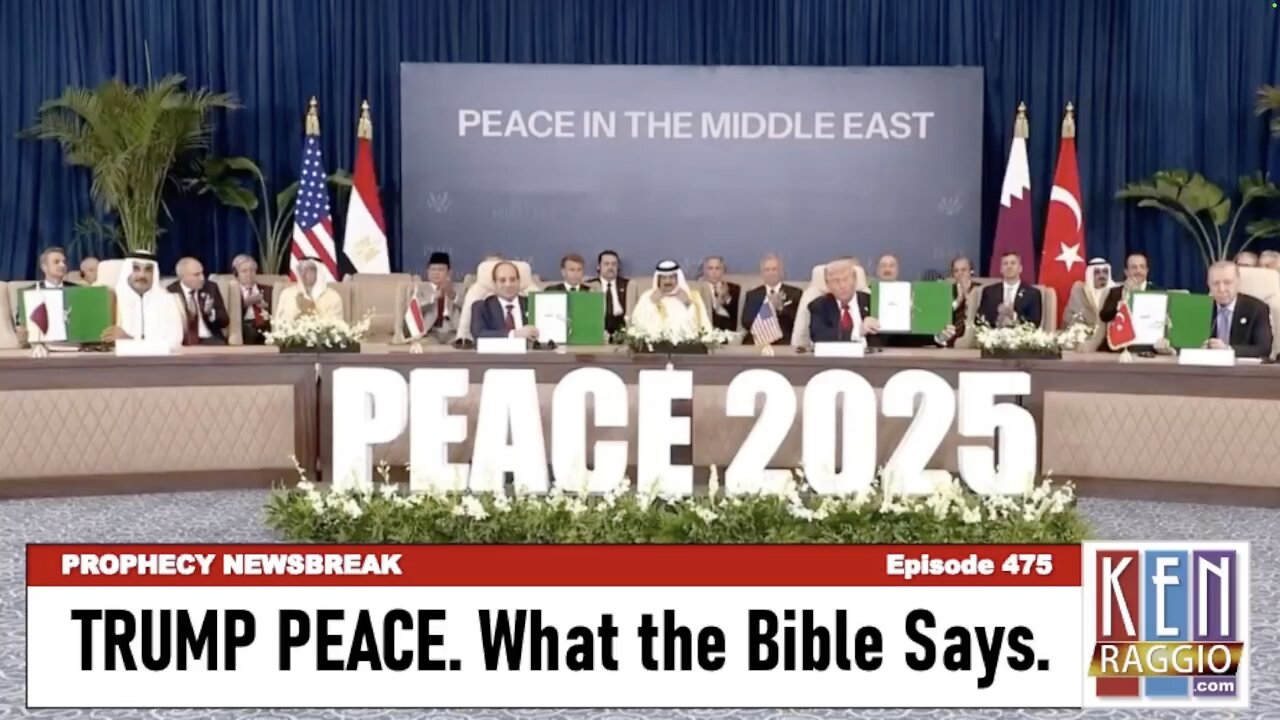 TRUMP'S PEACE PLAN. What Bible Prophecies Say.