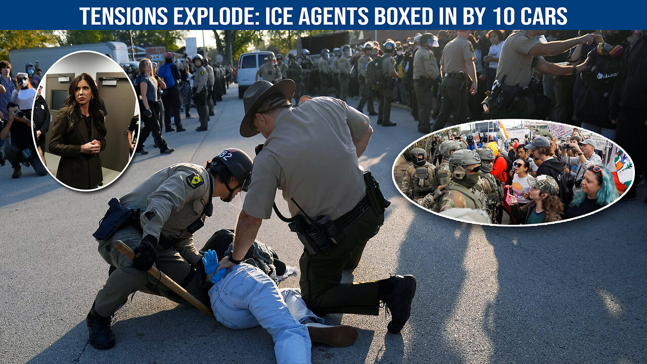 Chicago Chaos: ICE Agents Boxed In by 10 Cars — Armed Woman Shot, Hospitalized