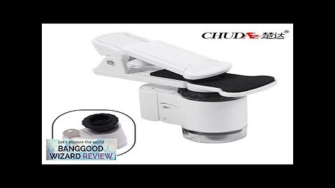 ChuDa 9882AW Mobile Phone Microscope Clip 45x Magnification with Dual LED Illumination Review