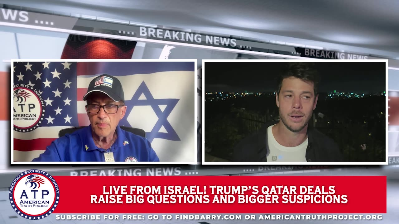 LIVE FROM ISRAEL! TRUMP'S QATAR DEALS RAISE BIG QUESTIONS AND BIGGER SUSPICIONS