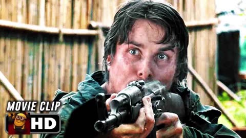 POW Camp Escape Scene _ RESCUE DAWN (2006) Movie CLIP HD