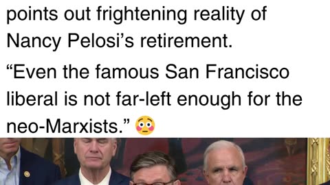 Mike Johnson Torches Nancy Pelosi After She Announces her Retirement