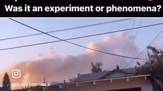 Cloud explosions over LA weeks before fires