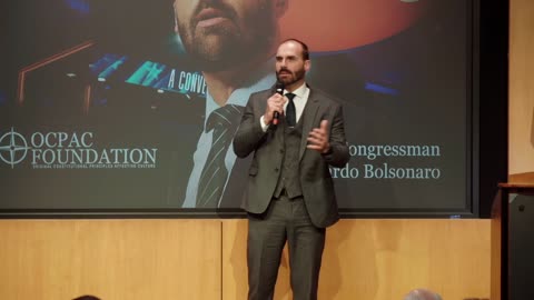 Brazilian Congressman Eduardo Bolsonaro Addresses OCPAC Foundation