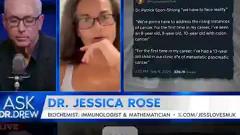 Dr Jessica Rose finds an 8,300% increase of COLON CANCER in children after the BIOWEAPON INJECTION.
