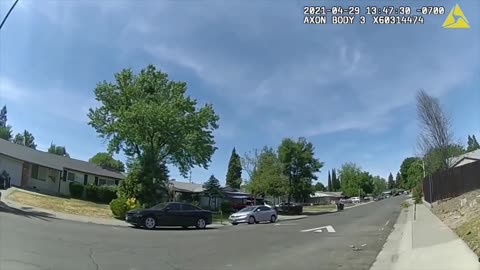 BODYCAM: Burglary Suspect Tackles Female Officer & Goes For Her Gun In Sacramento
