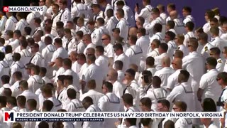 🇺🇸 President Donald Trump Celebrates US Navy 250 Birthday in Norfolk, Virginia [LIVE]