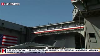 🇺🇸 President Donald Trump Celebrates US Navy 250 Birthday in Norfolk, Virginia [LIVE]