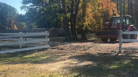 Cold Days are good for Tractor Chores