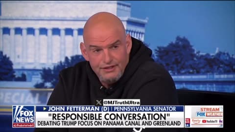 John Fetterman says Trump Acquiring Greenland is a Responsible Conversation to Have