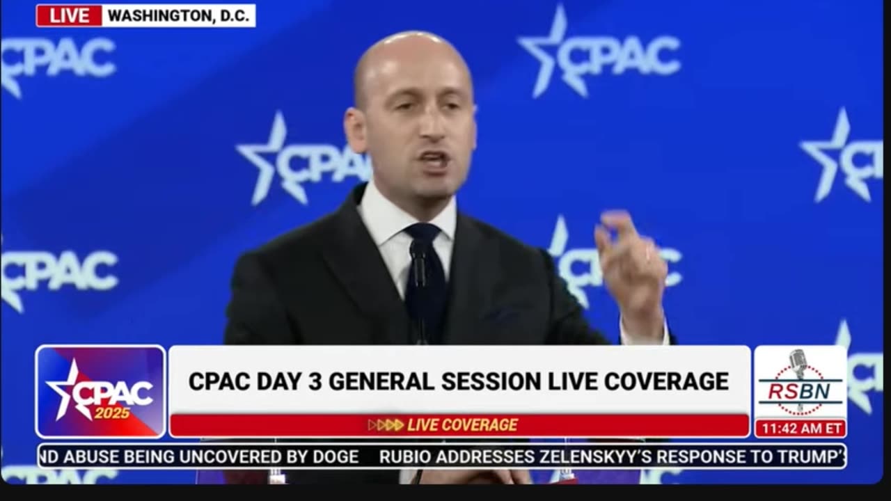 STEVEN MILLER & AN EPIC SPEECH!- Day Three AT CPAC - 2/22/25