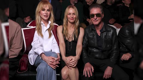 Nicole Kidman debuts breakup bangs and coordinates with daughters at Chanel fashion show