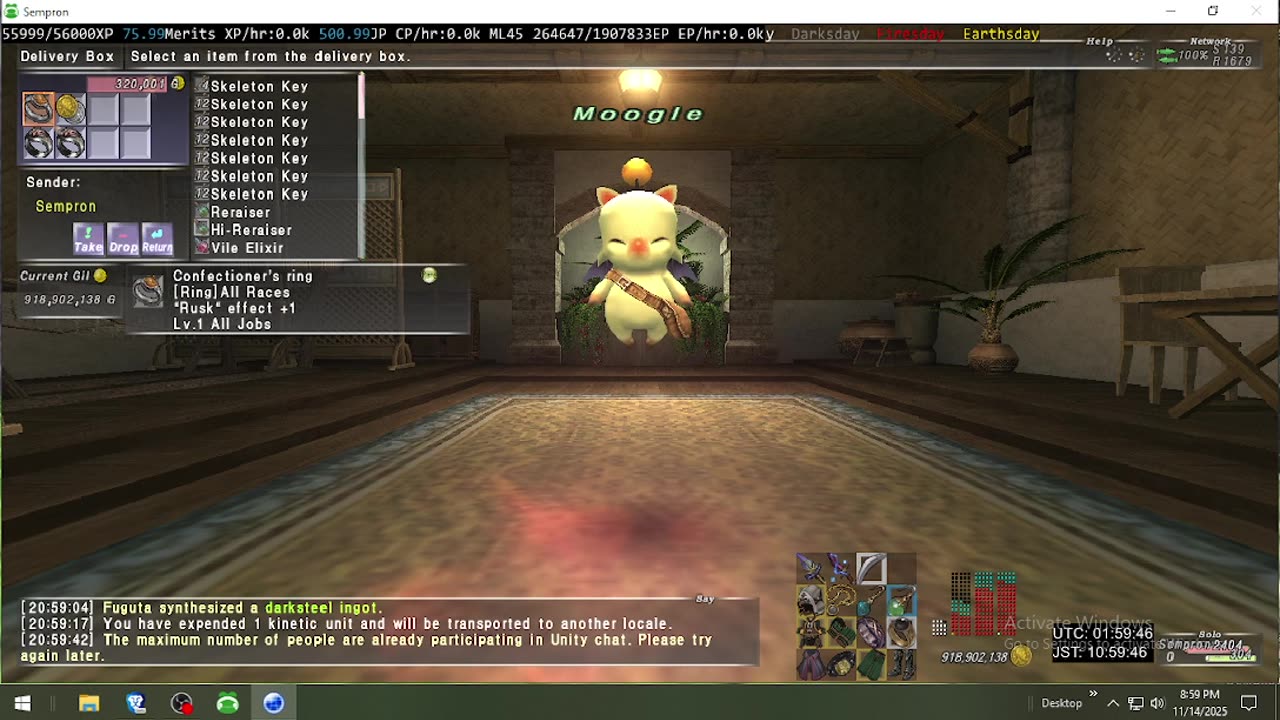 Playing Final Fantasy XI Online