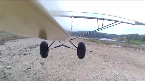 Test flight of bigger shocks on the TK1 Suspension