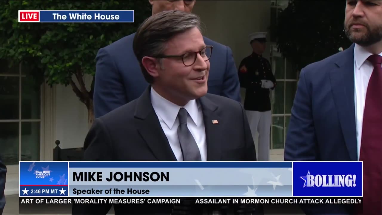 SPEAKER JOHNSON ON LOOMING SHUTDOWN