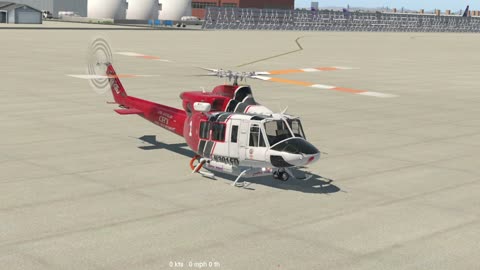 AB212 quick Heli test flight for AZ - Xplane 11.55 -