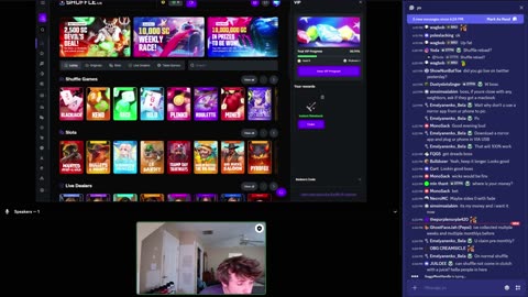 Crackmanjack is back on with shuffle.us sponsor