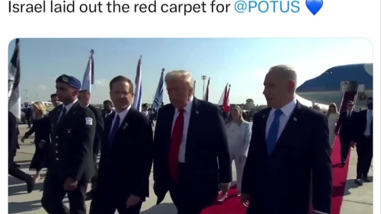 Israel Laid Out the Red Carpet for President Trump