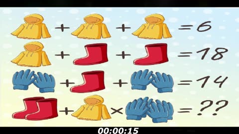 Clothes, boots and glove puzzle: Answer in your head first