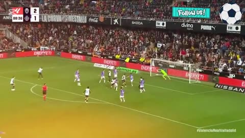 VALENCIA CF 2 - 1 REAL VALLADOLID CF I HIGHLIGHTS LALIGA EA SPORTS