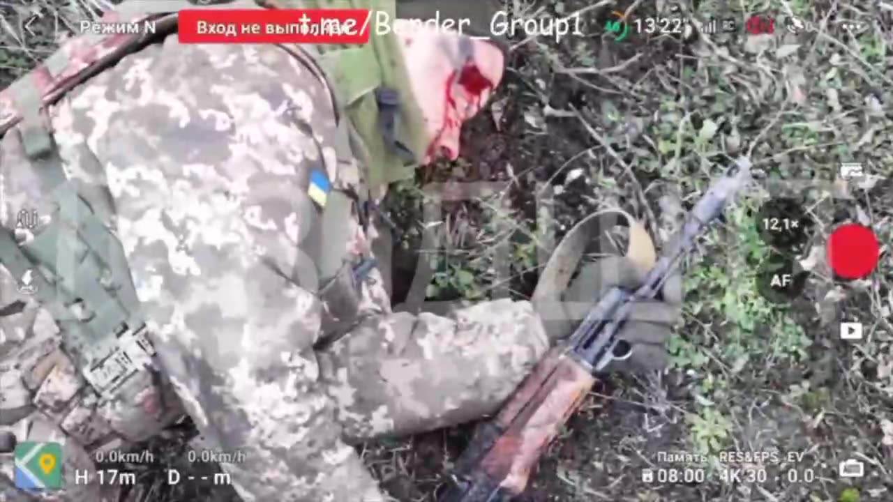 Ukrainian serviceman decides to shoot himself, Zaporozhye direction.