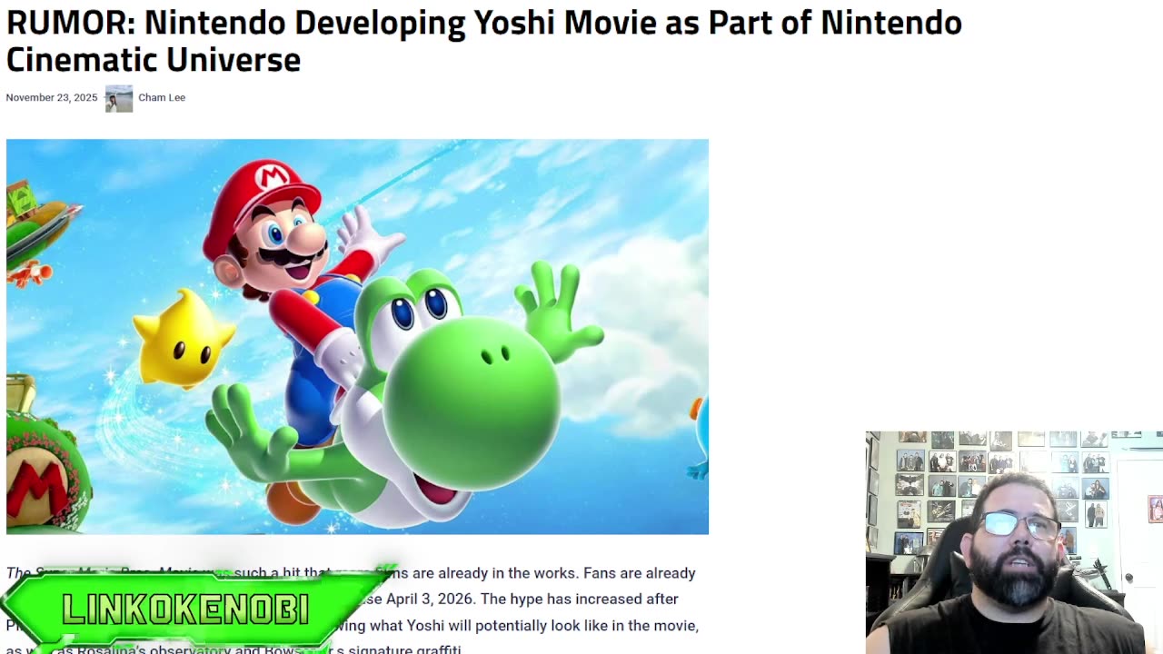 NCU Rumored To Have Yoshi Movie In The Works