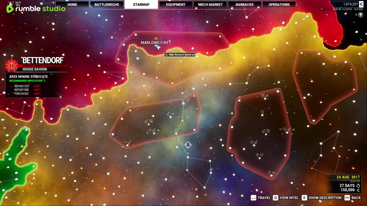 MechWarrior 5 vanilla second run through Day 4