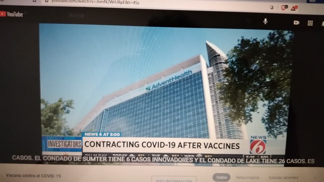 gives covid to the fully vaccinated (da covid a los plenamente vacunados)