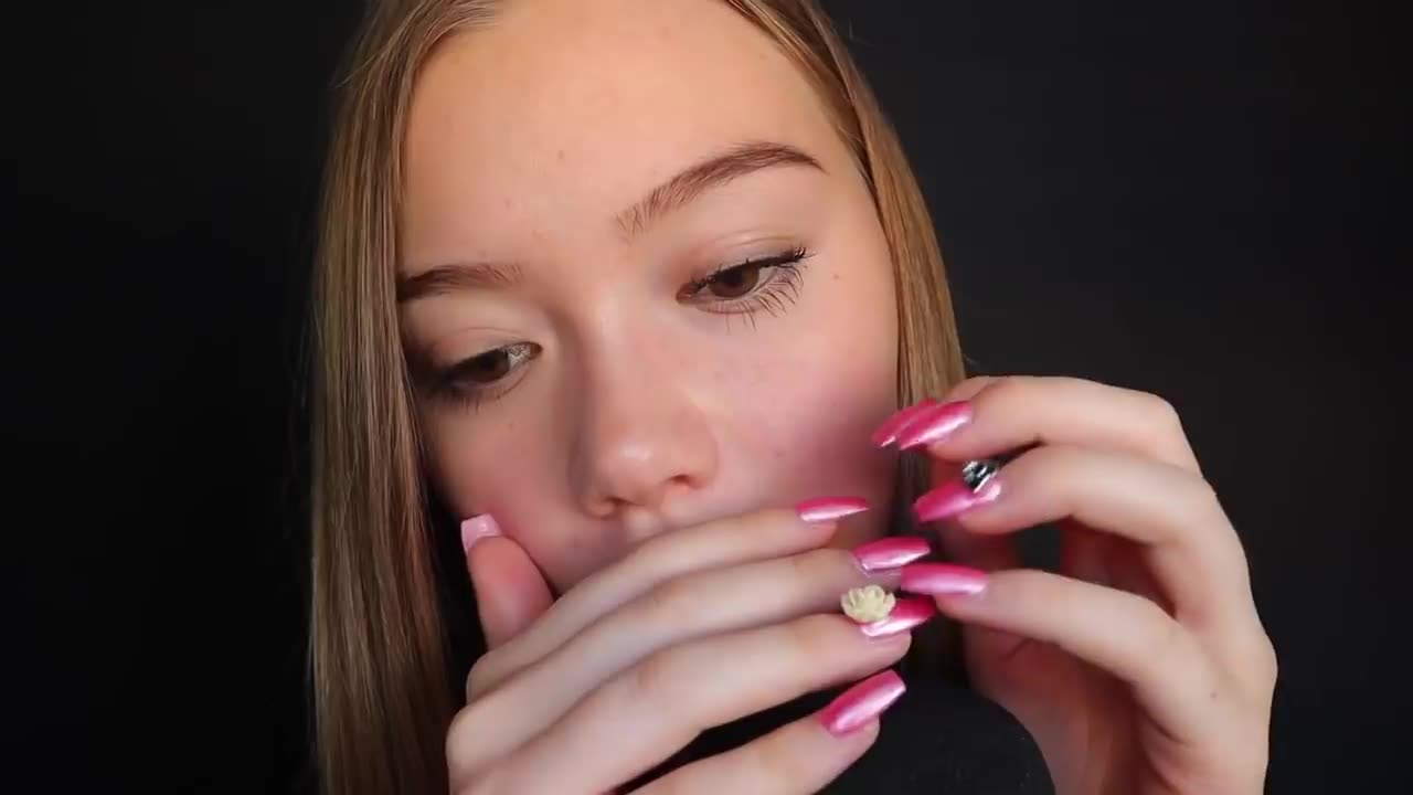 ASMR Sensitive Cupped Mouth Sounds + Nail Tapping (For Sleep)