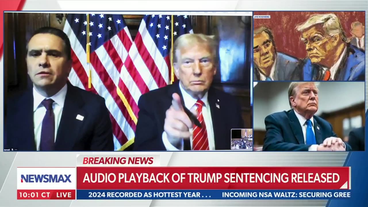 PRESIDENT Trump Addresses Courtroom Before Sentencing