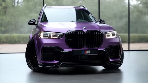 THE 2025 BMW X7M THIS MATTE PURPLE MONSTER WILL CHANGE THE WAY YOU SEE