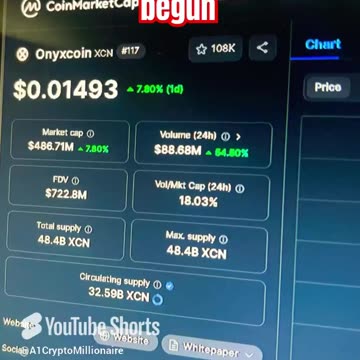 onyxcoin xcn crypto price prediction #fyp