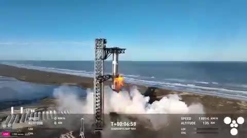 Essai d'atterrissage d'une fusée SpaceX