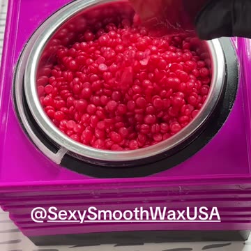 Melting Sexy Smooth Cherry Desire Hard Wax | Waxing Demo Tutorial by @trueblounge